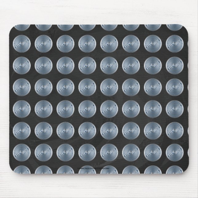 Manhole Covers NYC Mousepad (Vorne)