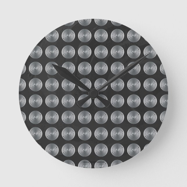 Manhole Covers NYC Runde Wanduhr (Vorderseite)
