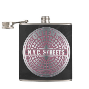 Manhole Covers Queens Flachmann