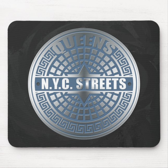 Manhole Covers Queens Mousepad (Vorne)
