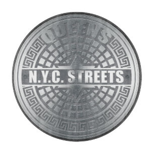 Manhole Covers Queens Schneidebrett