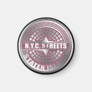 Manhole Covers Staten Island Magnet