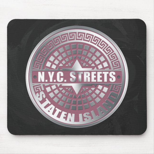 Manhole Covers Staten Island Mousepad (Vorne)