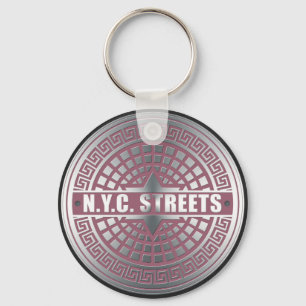 Manhole CoversNYC Schlüsselanhänger