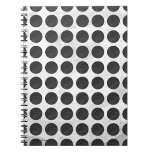 Manhole deckt schwarzen Marmor ab Notizblock