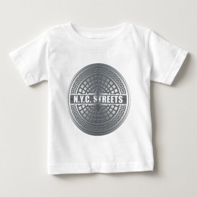 Manhole NYC Baby T-shirt (Vorderseite)