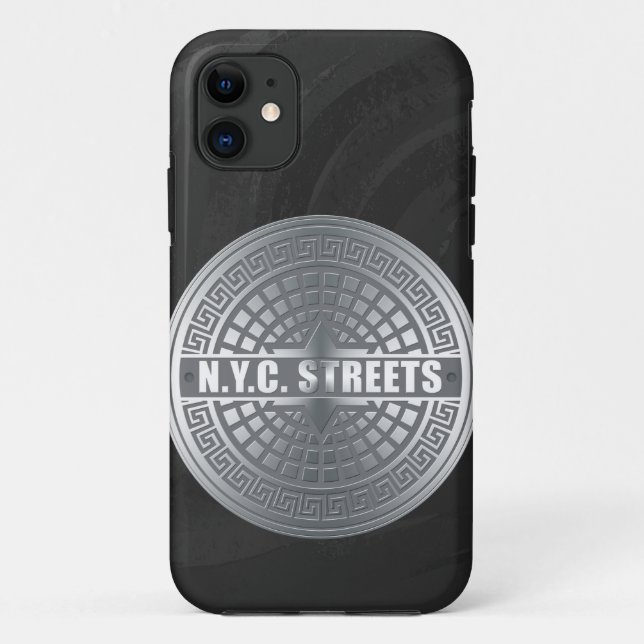 Manhole NYC Case-Mate iPhone Hülle (Rückseite)