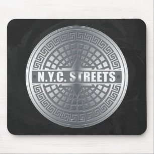 Manhole NYC Mousepad