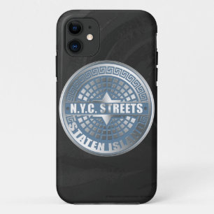 Manhole Staten Island Blue Case-Mate iPhone Hülle