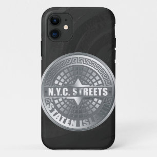 Manhole Staten Island Gray Case-Mate iPhone Hülle
