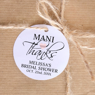 Mani Danke Bridal Baby Duschnagel Polnisch Geschenkanhänger