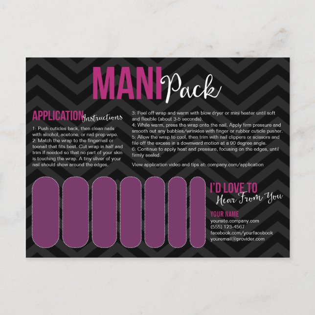 Mani Pack Postkarten (Vorderseite)