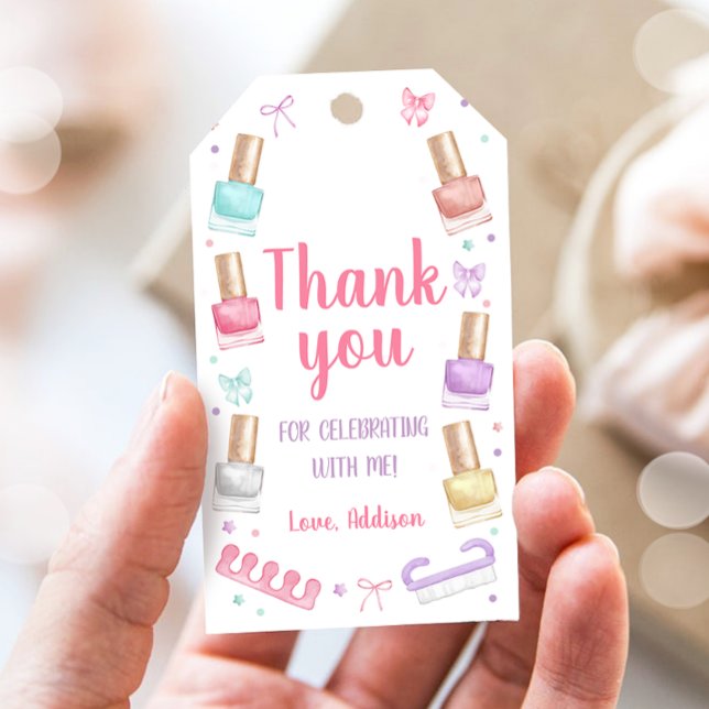 Mani-Pedi Party Manicure Pedicure Nail Polish Geschenkanhänger (Von Creator hochgeladen)