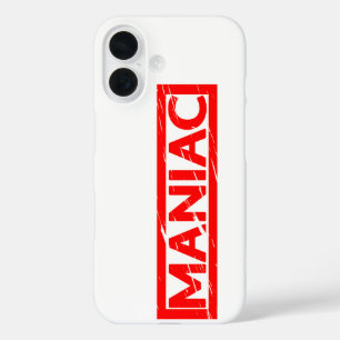 Maniac-Briefmarke iPhone 16 Hülle