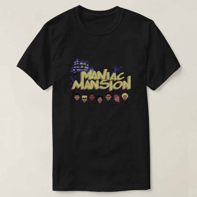 Maniac Mansion  T-Shirt (Design vorne)