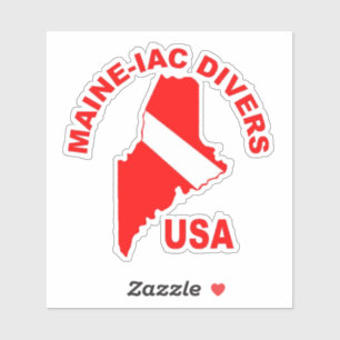 Maniacs Dive Club Classic-Logo Die Aufkleber schne