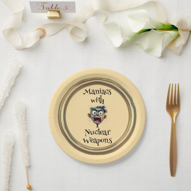Maniacs Paper Plate Pappteller (Hochzeit)