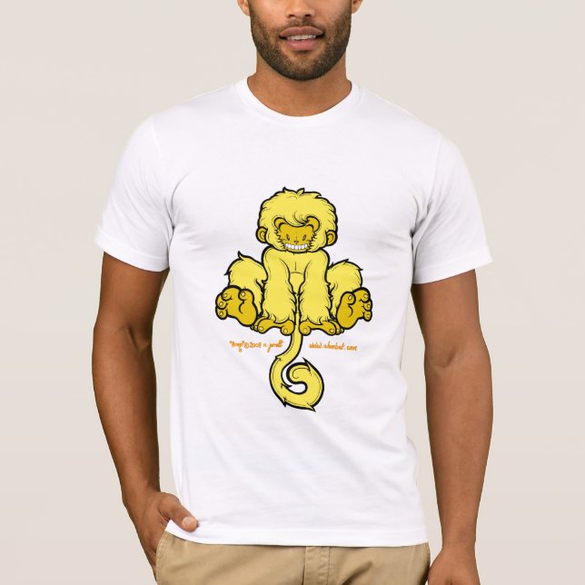 Manic T - Shirt des Mongo-Affe-6 (Vorderseite)