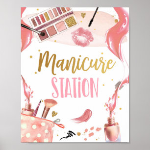 Manicstation Wellness-Center Party Makeup Glamour  Poster