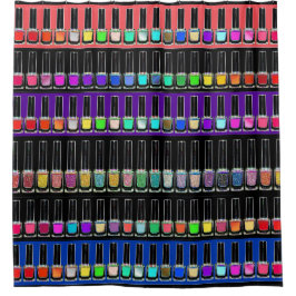 Manicure Nail Polnische Schönheit Duschvorhang