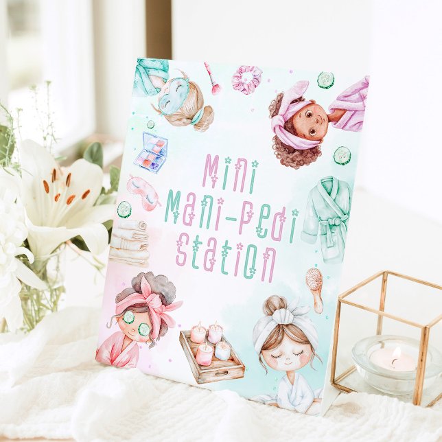 Manicure Pedicure Station Wellness-Center Party Sockelschild (Von Creator hochgeladen)