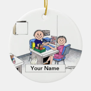 Manicurist Keramik Ornament