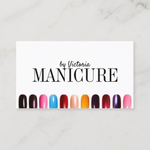 Manicurist Manicure Salon Visitenkarte