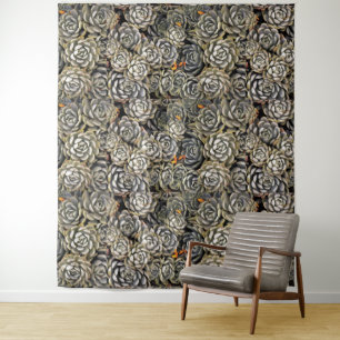 Manie der Pflanze Wandteppich