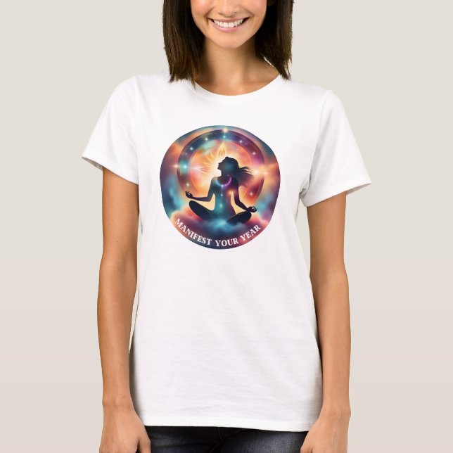 Manifest Dein Jahr T-Shirt (Vorderseite)