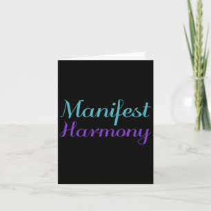 Manifest Harmonie Lila Suizidprävention Awarene Karte