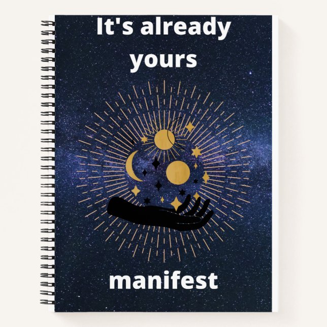 Manifest-Journal Notizbuch (Vorderseite)