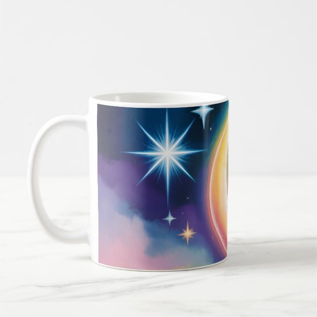 Manifest unter dem Mond Kaffeetasse (Links)