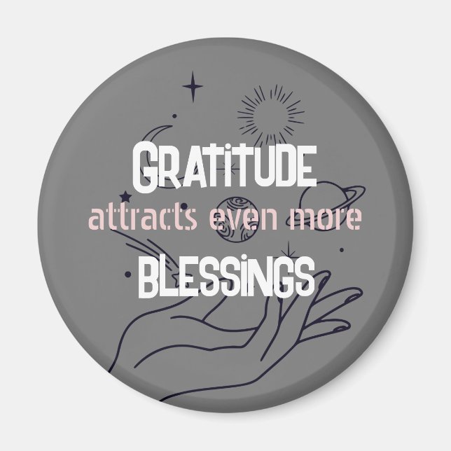 Manifestation Affirmation Magnet (Vorne)