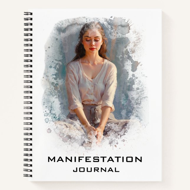 *~* Manifestation AP85 Manifesting Young Girl Notizbuch (Vorderseite)