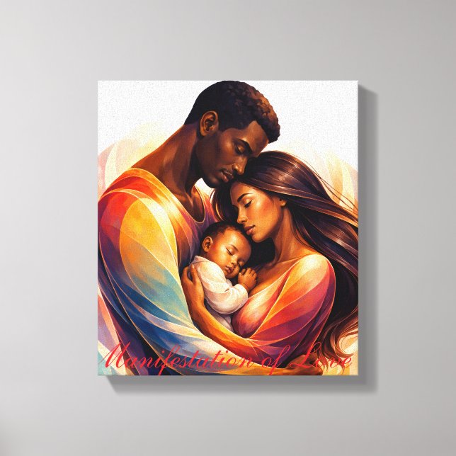 Manifestation der Liebe Leinwanddruck (Vorderseite)