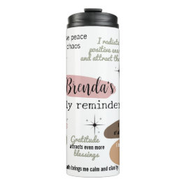 Manifestation Individuelle Name Law of Attraction Thermosbecher