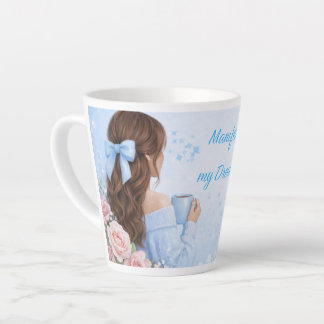 Manifestation Latte Girl Tasse | Kaffee Liebhaber