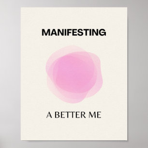 Manifestation, Manifestation, positive spirituelle Poster