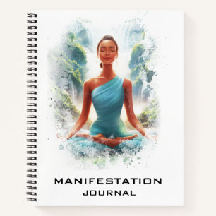 *~* Manifestation Manifestation Yoga Frau AP85 Notizbuch