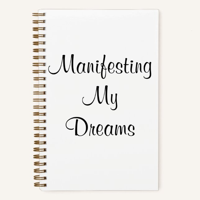 Manifestation meines Traumfilms Notizbuch (Vorderseite)
