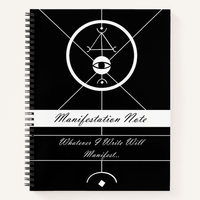 Manifestation Notizbuch (Vorderseite)