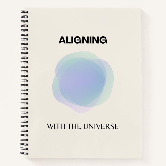 Manifestation spirituelle Kunst, Energie Aura stra Notizbuch (Vorderseite)