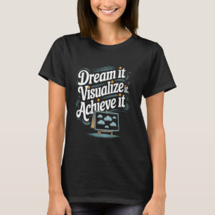 Manifestation Vision Board Zielsetzung Träume Groß T-Shirt