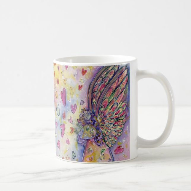 Manifestation von Universum Angel Art Kaffeekuppen Kaffeetasse (Rechts)