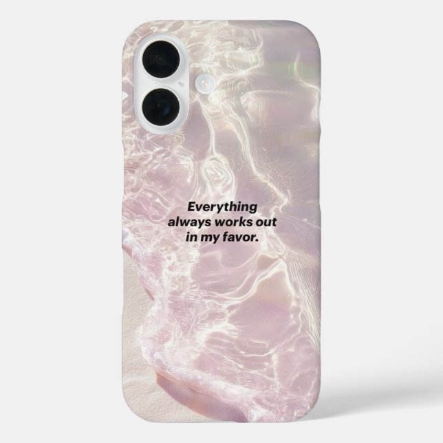 Manifestations-Affirmations-Grafik Case-Mate iPhone Hülle (Rückseite)