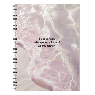 Manifestations-Affirmations-Grafik Notizblock