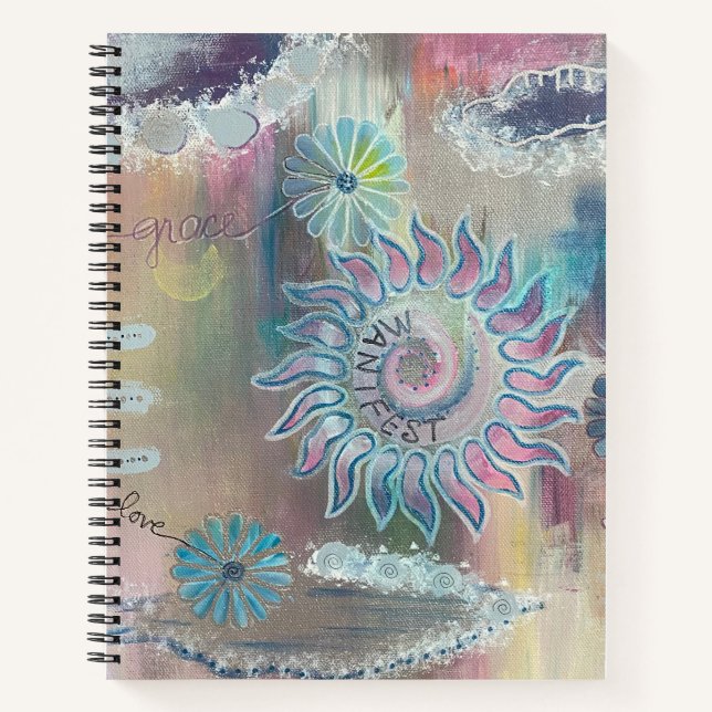 Manifestationsjournal mit Mantra oder wähle dein e Notizbuch (Vorderseite)