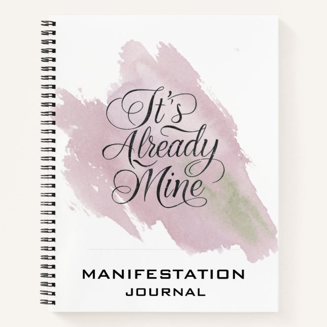 *~* Manifestationsmanifestation AP85 Law Notizbuch (Vorderseite)
