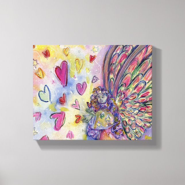 Manifestes Universum Angel Wrapped Canvas Painting Leinwanddruck (Vorderseite)