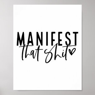 Manifestiere jenes Anziehungsgesetz Spirituelles Y Poster